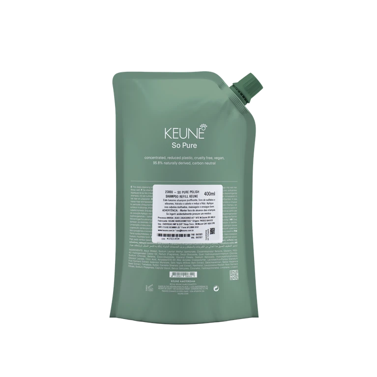 SHAMPOO SO PURE POLISH REFIL 400ML