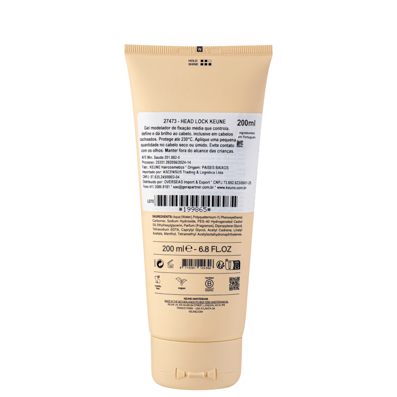 HEAD LOCK MEDIUM GEL 200ML