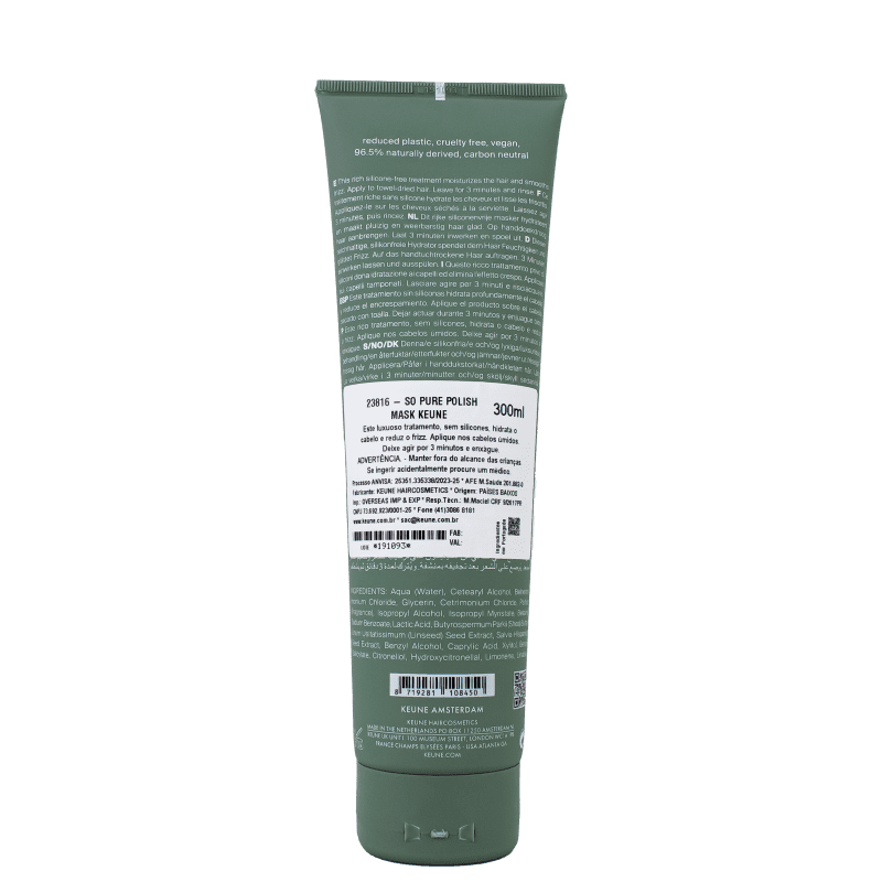 MASCARA SO PURE POLISH 300ML