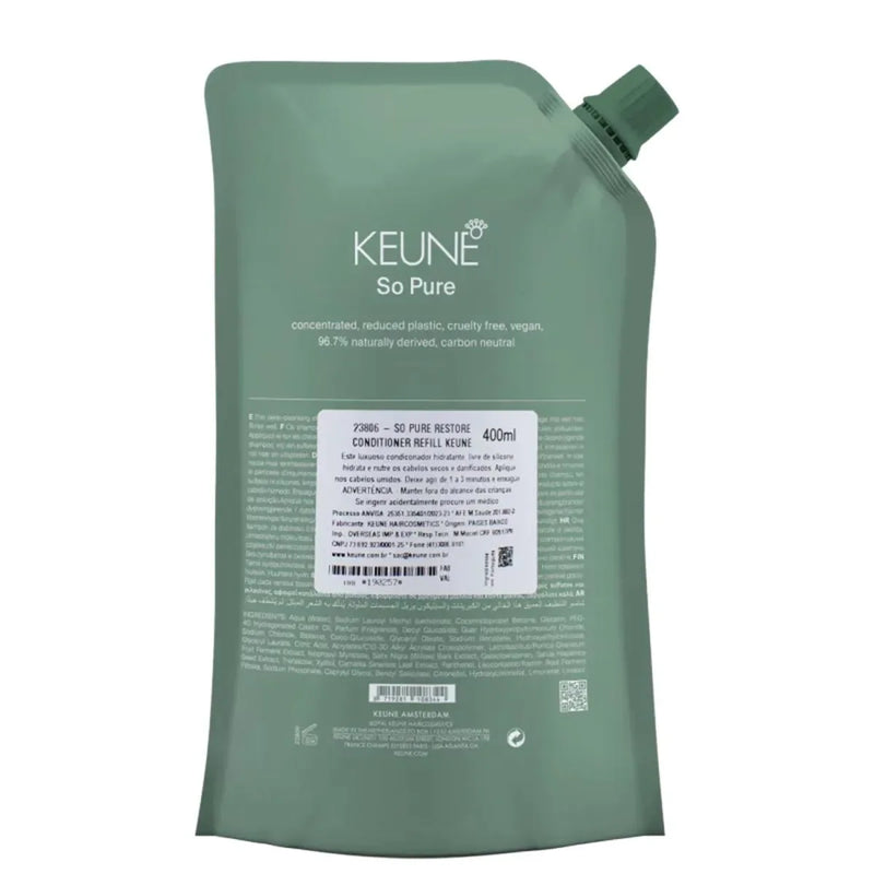 CONDICIONADOR SO PURE RESTORE REFIL 400ML